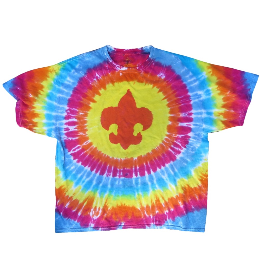 Vintage Boy Scouts of America  Tie Dye Shirt